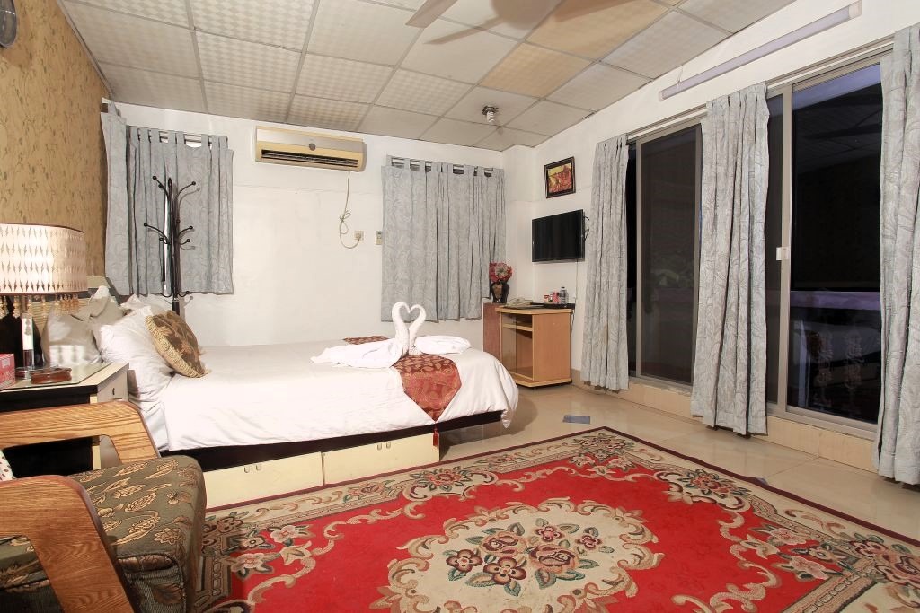 Bedroom in 2 bedroom studio serviced apartment Dhaka