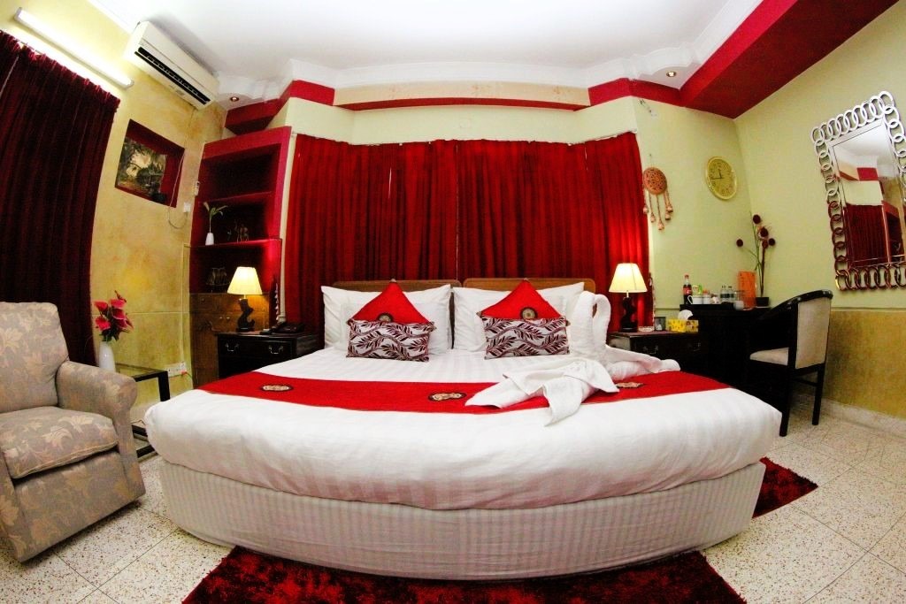 Elegant bedroom in Presidential Suite Dhaka